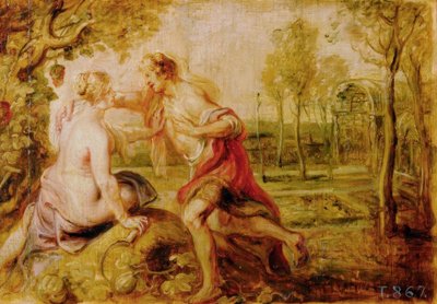 Vertumnus and Pomona by Peter Paul Rubens